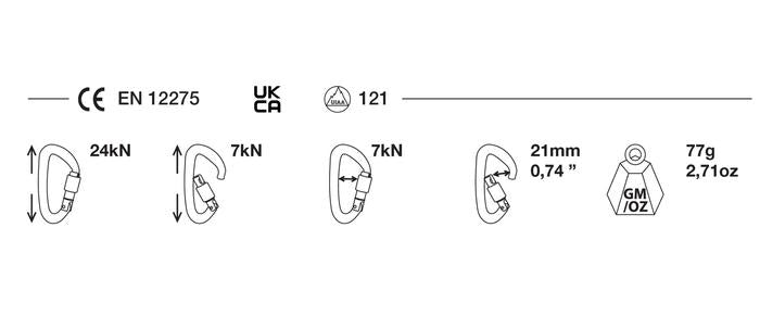 Wild Country Xenon HMS Trilock Belay Carabiner